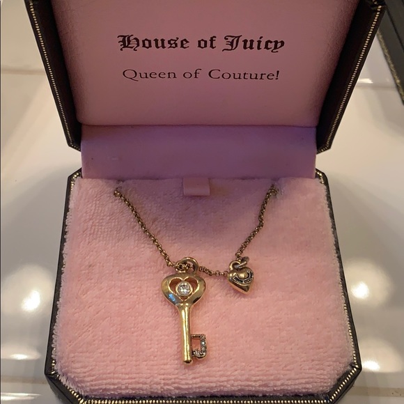 Juicy Couture Jewelry - JUICY COUTURE KEY HEART NECKLACE